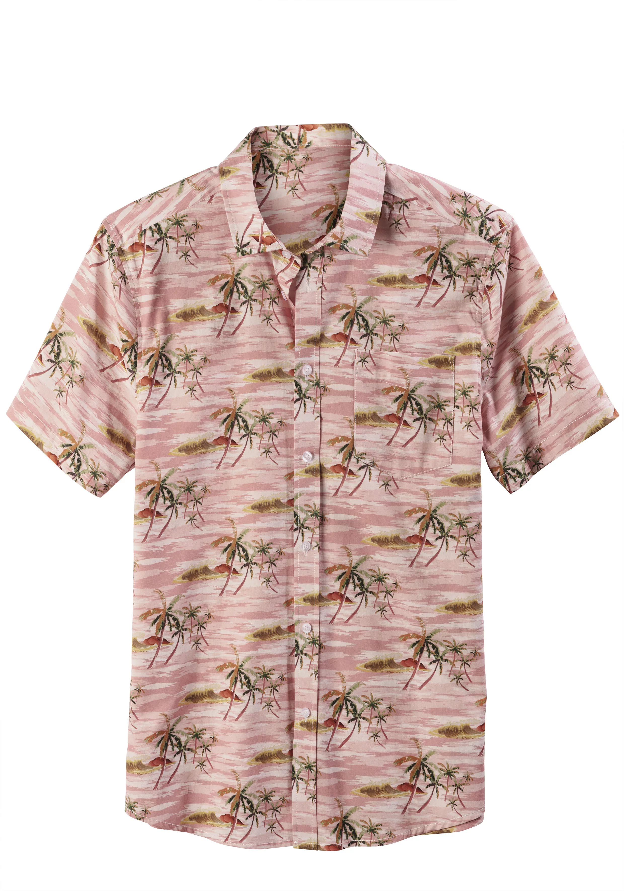 Beachtime Hawaiihemd mit coolem Palmenprint, Strandmode günstig online kaufen