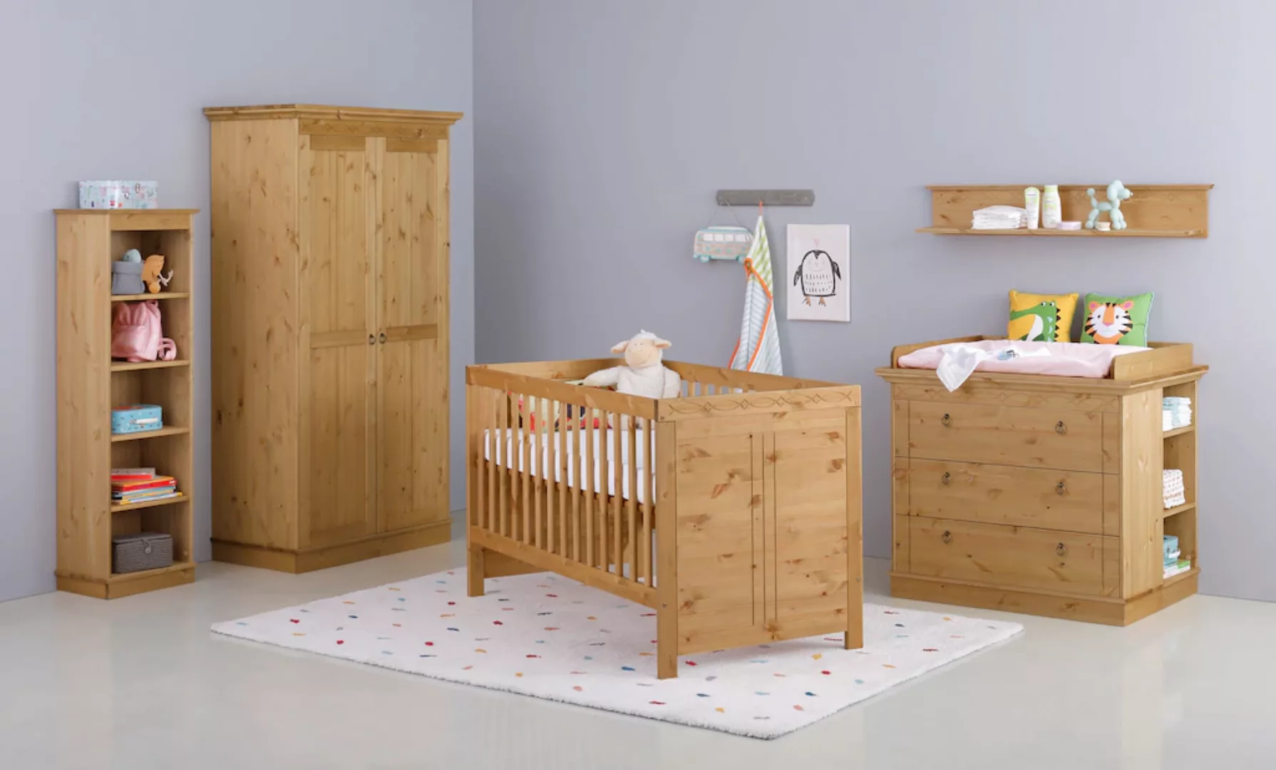 Lüttenhütt Babyzimmer-Komplettset "Indra, FSC zertifiziertes Massivholz, zu günstig online kaufen