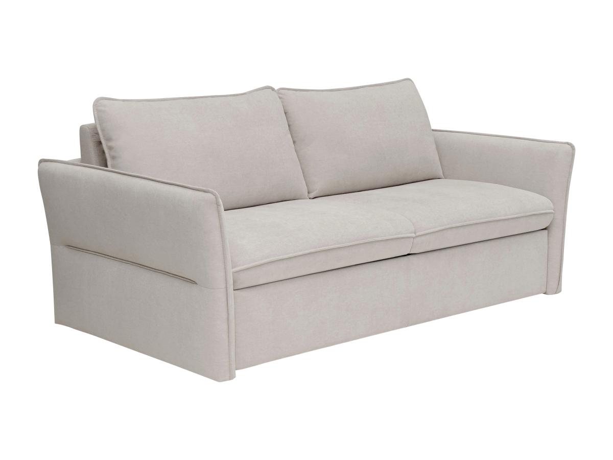 Schlafsofa mit Matratze 3-Sitzer - Stoff - Beige - Liegefläche 140 cm - CEL günstig online kaufen