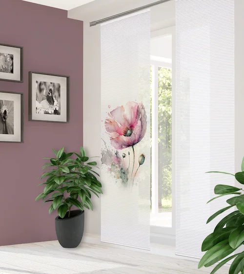 HOME in green Schiebegardine »MELIORA«, (1 St.), Bambusoptik, recycelt, Dig günstig online kaufen