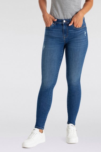 ONLY Skinny-fit-Jeans "ONLWOW MID SKINNY BJ" günstig online kaufen