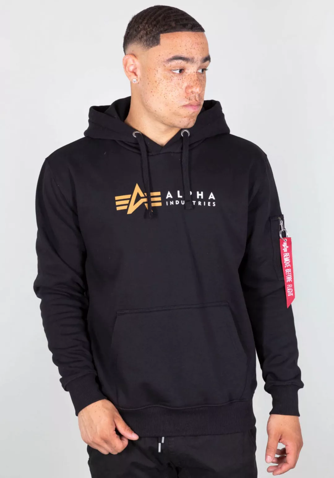 Alpha Industries Kapuzensweatshirt "Alpha Label Hoody" günstig online kaufen