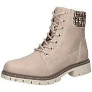 Tom Tailor Schnür Boots Damen beige günstig online kaufen