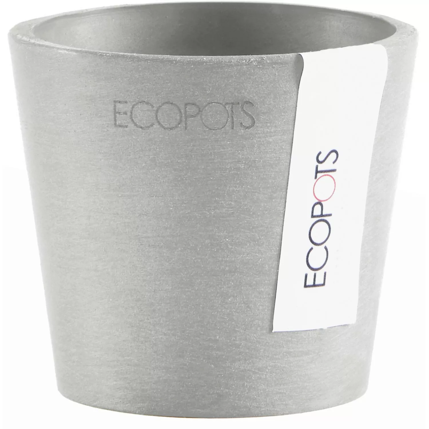 Ecopots Pflanztopf Amsterdam Mini Weißgrau 8 cm günstig online kaufen