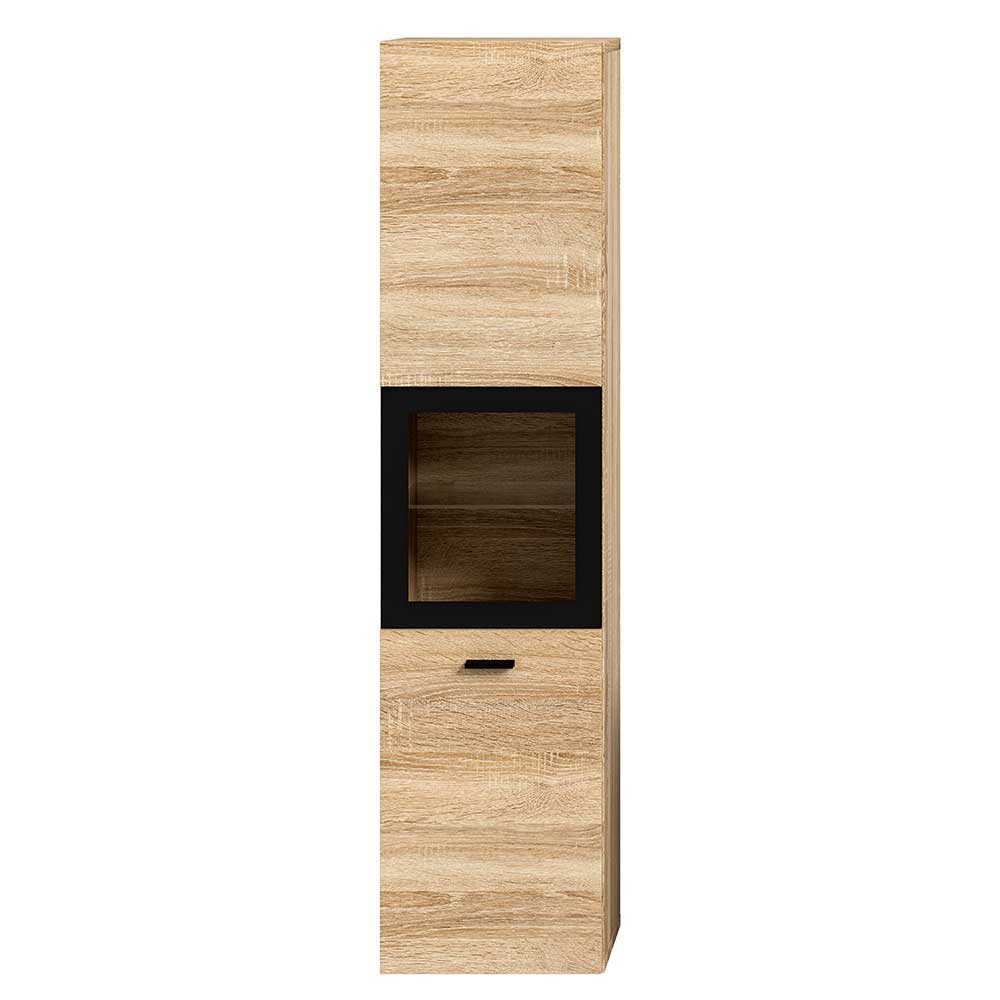 Hochschrank Seitenschrank mit Drehtür im Skandi Design günstig online kaufen