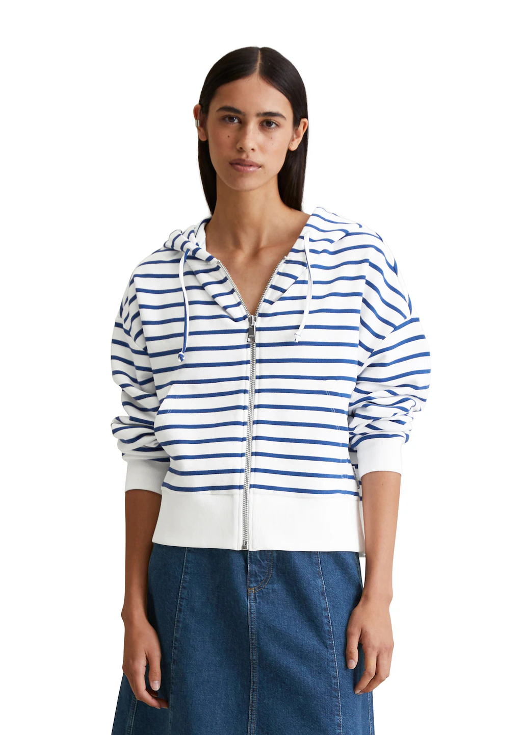 Marc OPolo DENIM Sweatjacke "aus reinem Organic Cotton" günstig online kaufen