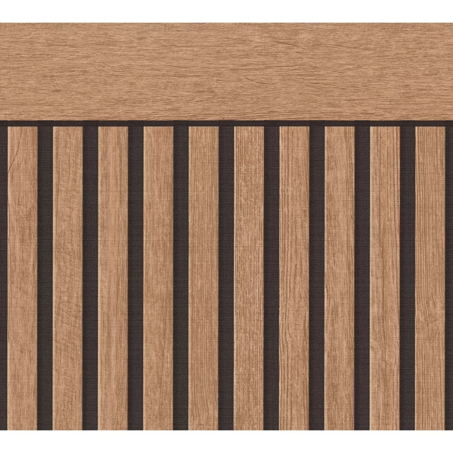 A.S. Création Vliestapete Wallpanel Holz 5 m x 1,06 m Braun günstig online kaufen