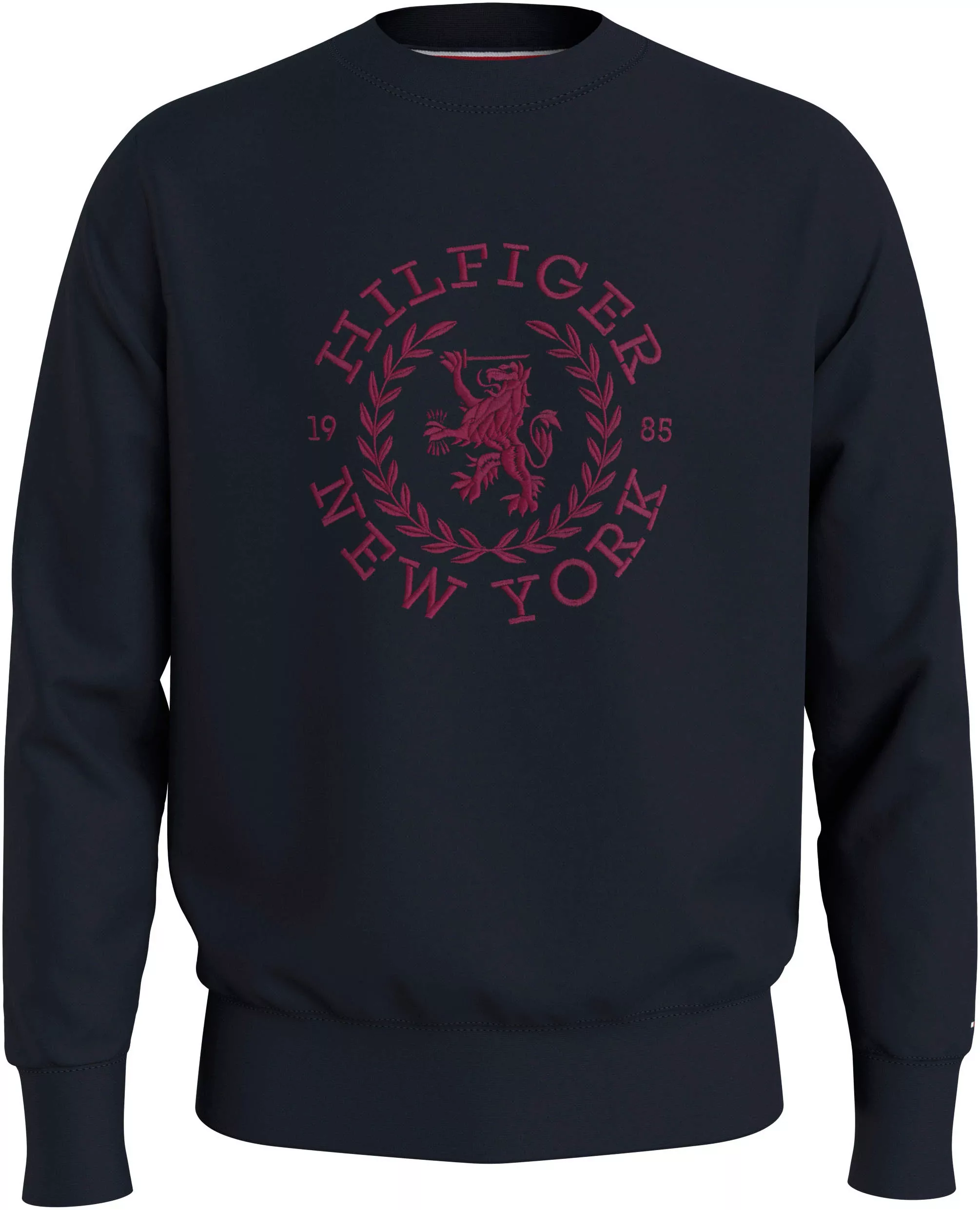 Tommy Hilfiger Sweater BIG ICON CREST SWEATSHIRT mit auffälliger Logosticke günstig online kaufen