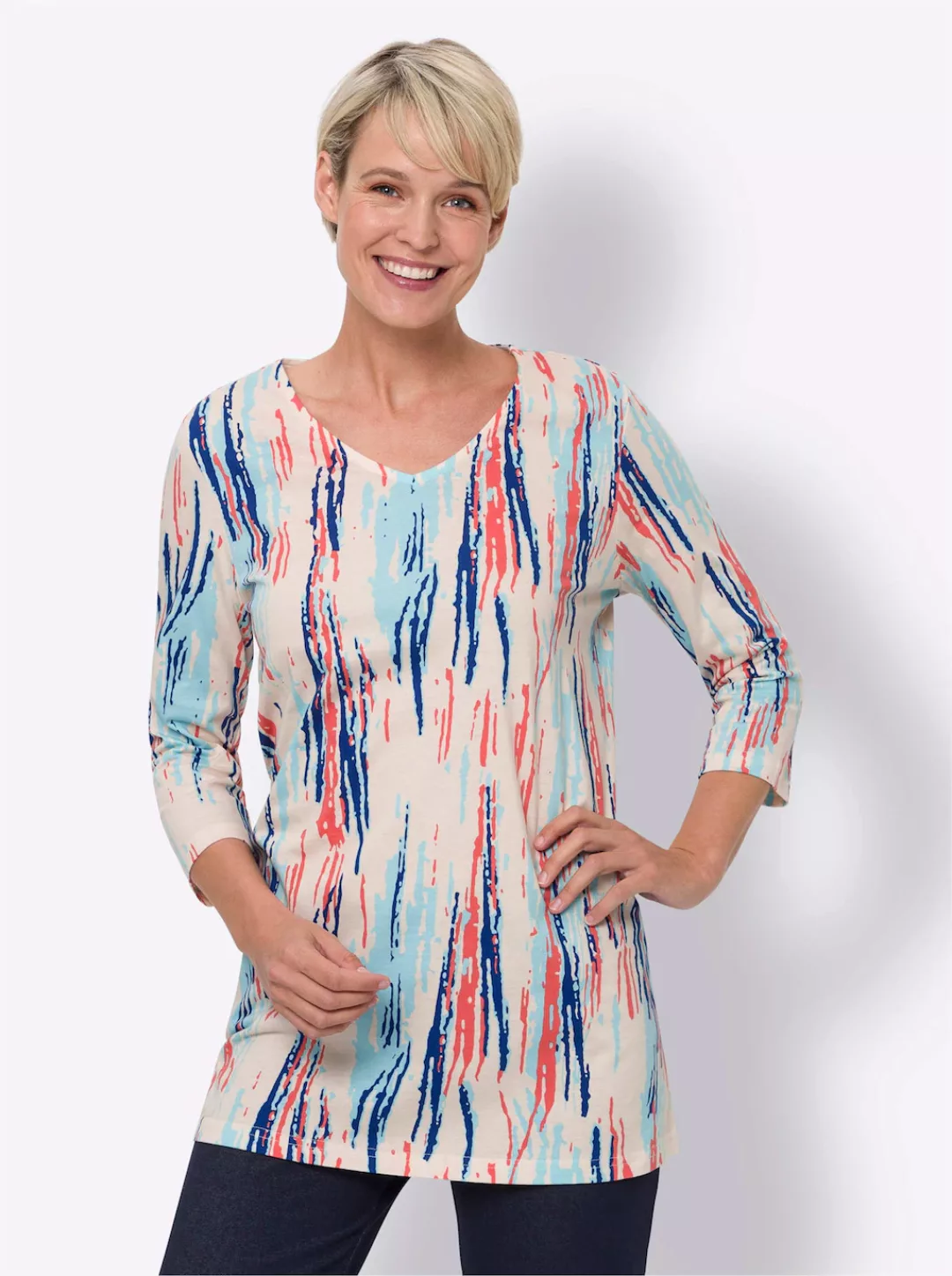 Classic Basics 3/4-Arm-Shirt "Longshirt", (1 tlg.) günstig online kaufen
