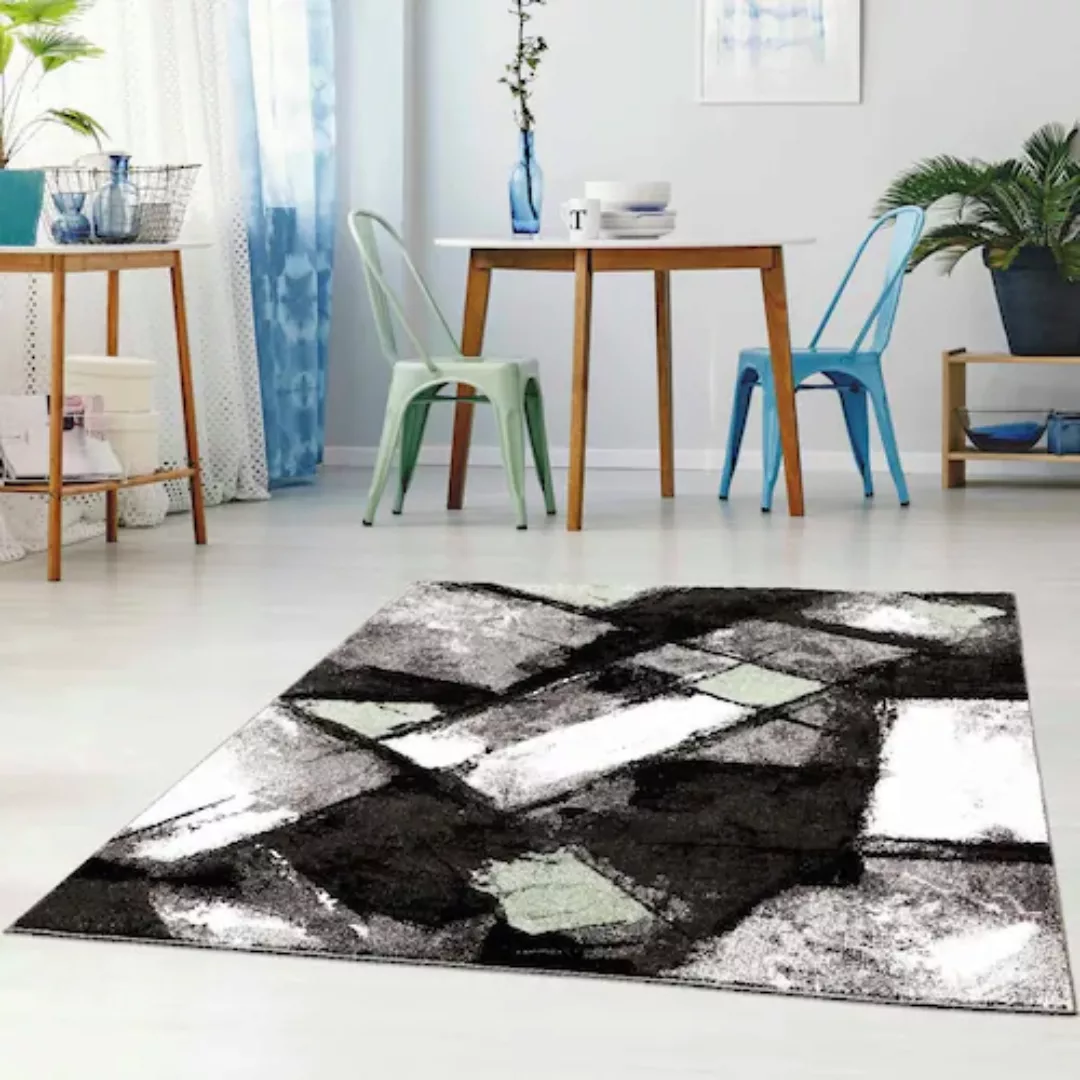 Carpet City Teppich »Moda 1135«, rechteckig, Kurzflor, Wohnzimmer günstig online kaufen