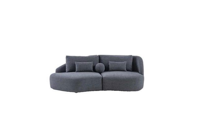 JVmoebel 3-Sitzer Stilvoller Grauer Dreisitzer Wohnzimmer 3-Sitzer Sofa Mod günstig online kaufen