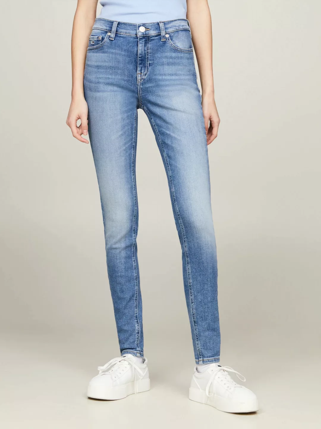 Tommy Jeans Skinny-fit-Jeans NORA MD SKN BH1238 im 5-Pocket-Style günstig online kaufen