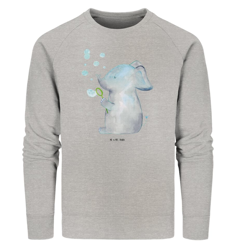 Mr. & Mrs. Panda Longpullover Größe XXL Elefant Seifenblasen - Heather Grey günstig online kaufen