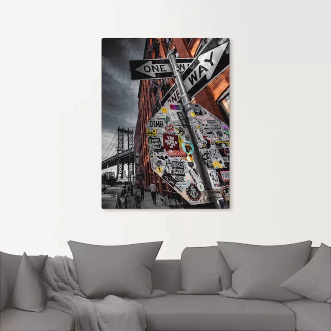 Artland Wandbild »New York Street Fotografie«, Amerika, (1 St.), als Alubil günstig online kaufen