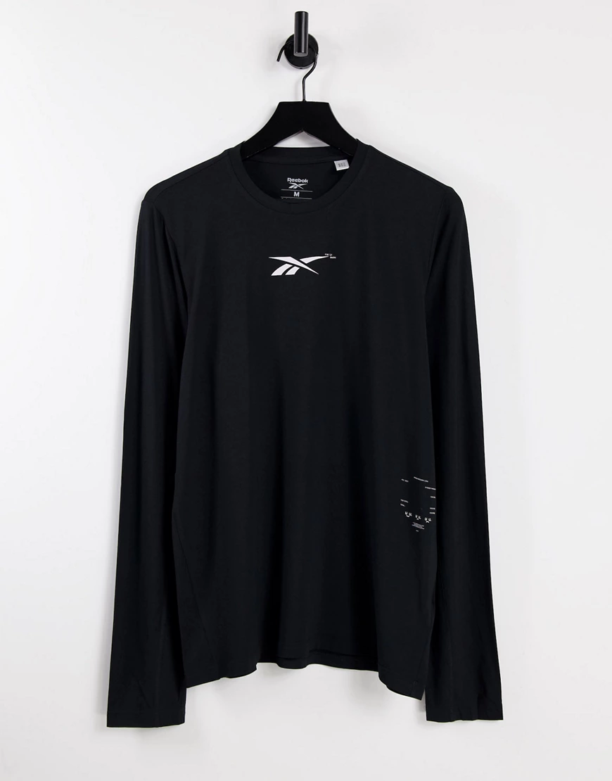 Reebok Activchill+dreamblend Langarm Hemd M Black günstig online kaufen