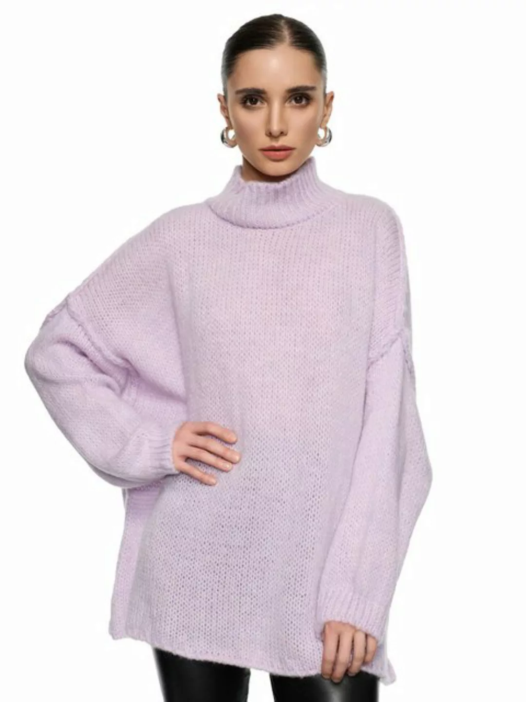 Worldclassca Longpullover WORLDCLASSCA Damen Oversize Strickpulllover Lang günstig online kaufen