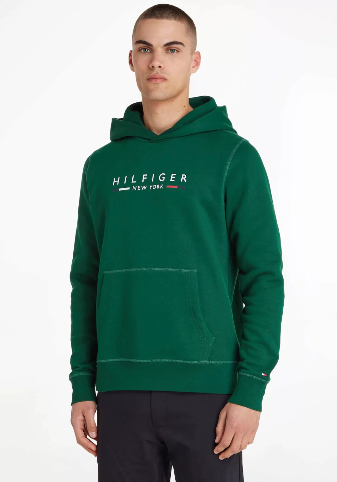 Tommy Hilfiger Hoodie HILFIGER NEW YORK HOODY mit Kängurutasche günstig online kaufen