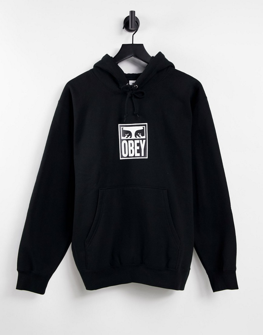 Obey – Icon Eyes – Kapuzenpullover in Schwarz günstig online kaufen