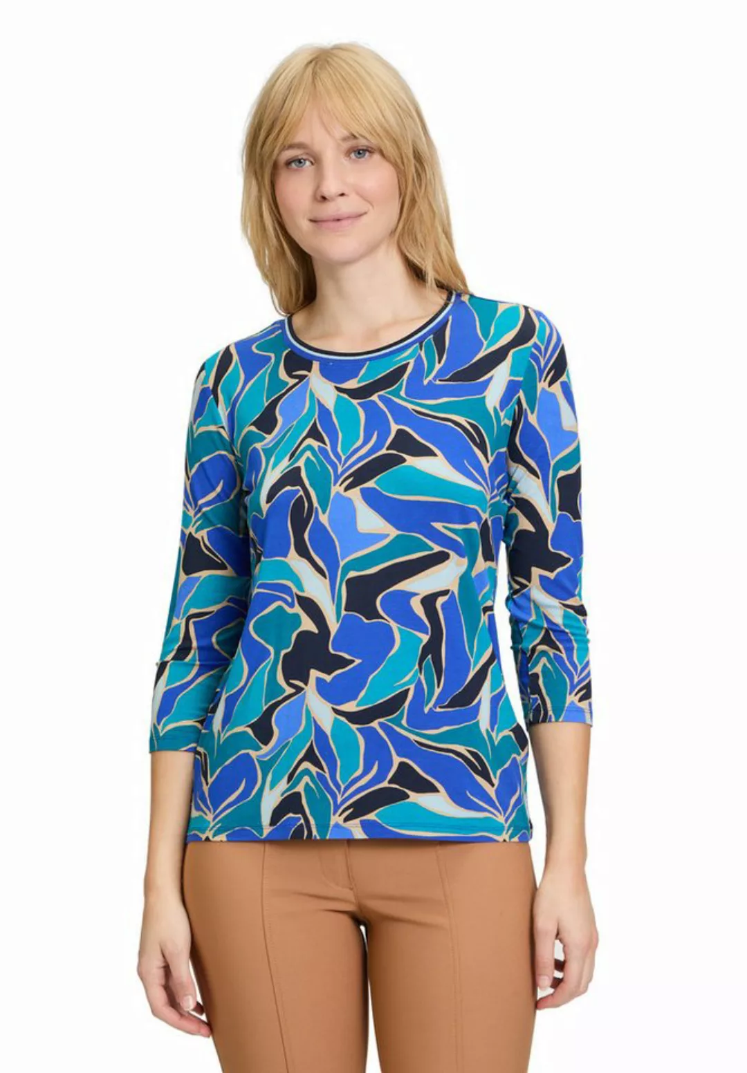 Betty Barclay 3/4-Arm-Shirt Betty Barclay Basic Shirt mit Print (1-tlg) Dru günstig online kaufen