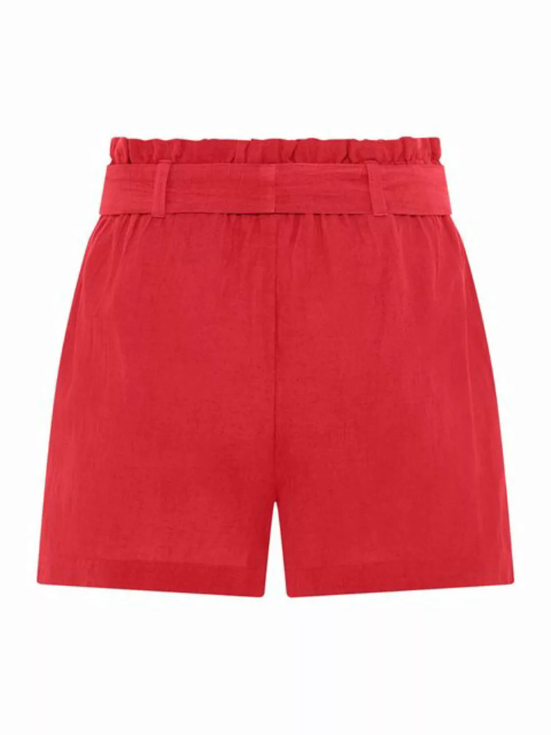 LASCANA Shorts (mit Bindegürtel) im Paperbag-Stil, Leinenmix, Schlupfhose, günstig online kaufen