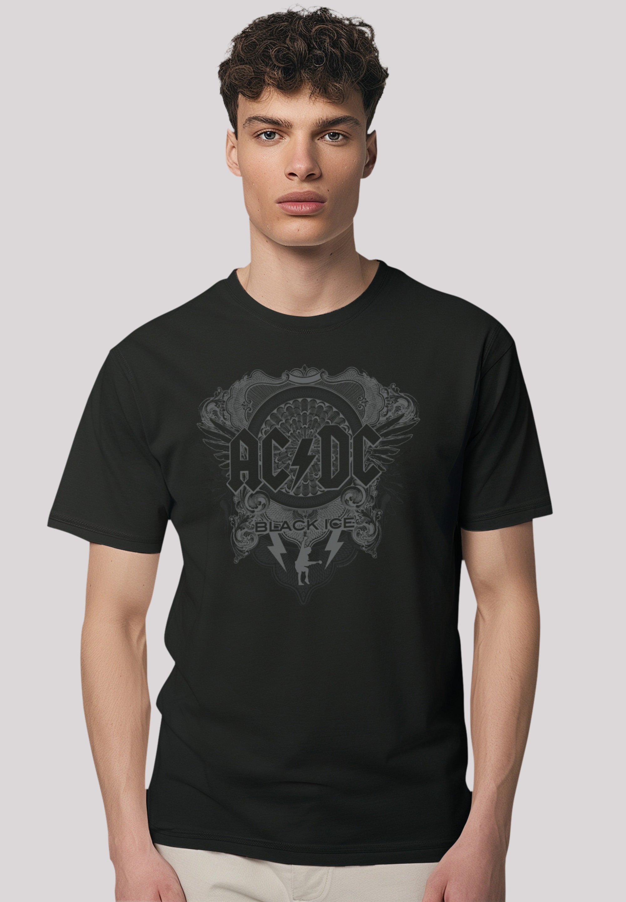 F4NT4STIC T-Shirt "AC/DC Rock Musik Band Black Ice", Premium Qualität günstig online kaufen