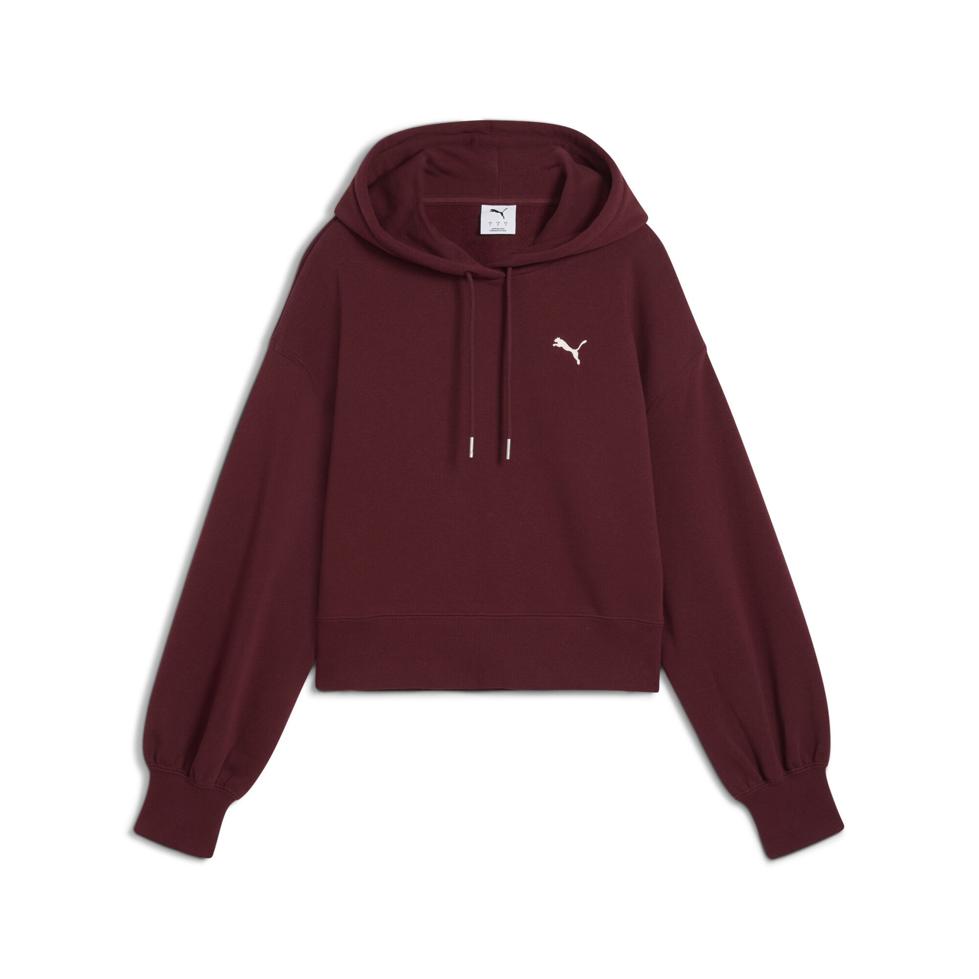 PUMA Hoodie "WARDROBE ESS Kurzer Relaxed Fit Hoodie Damen" günstig online kaufen