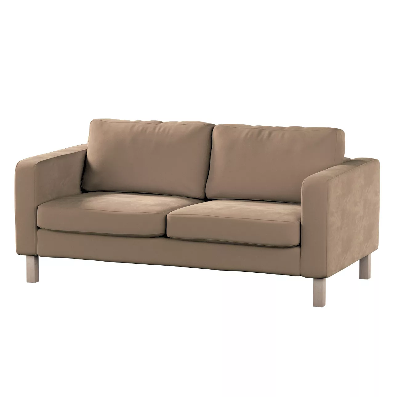 Bezug für Karlstad 2-Sitzer Sofa nicht ausklappbar, beige, Sofahusse, Karls günstig online kaufen