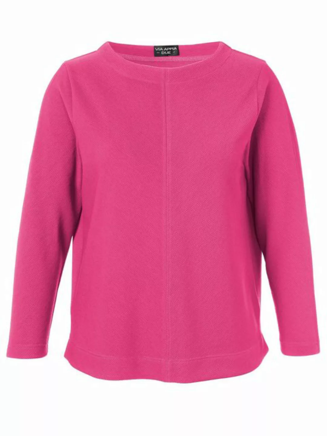VIA APPIA DUE Sweatshirt aus unifarbenem Stoff günstig online kaufen