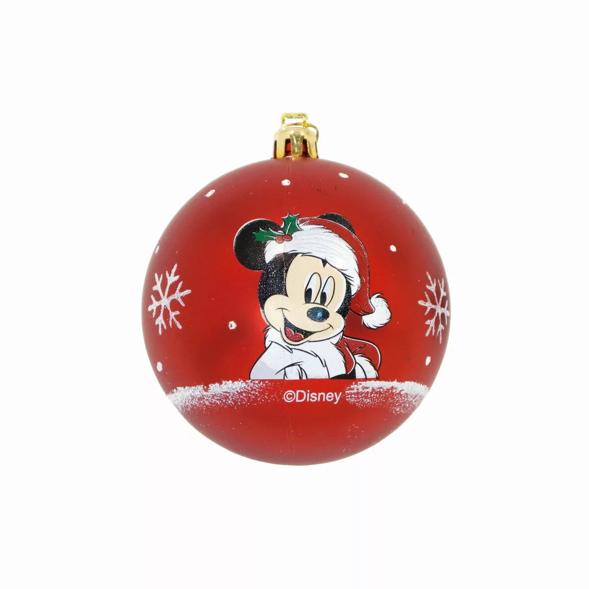 Weihnachtsbaumkugel Mickey Mouse Happy Smiles 6 Stück Rot Kunststoff (ø 8 C günstig online kaufen