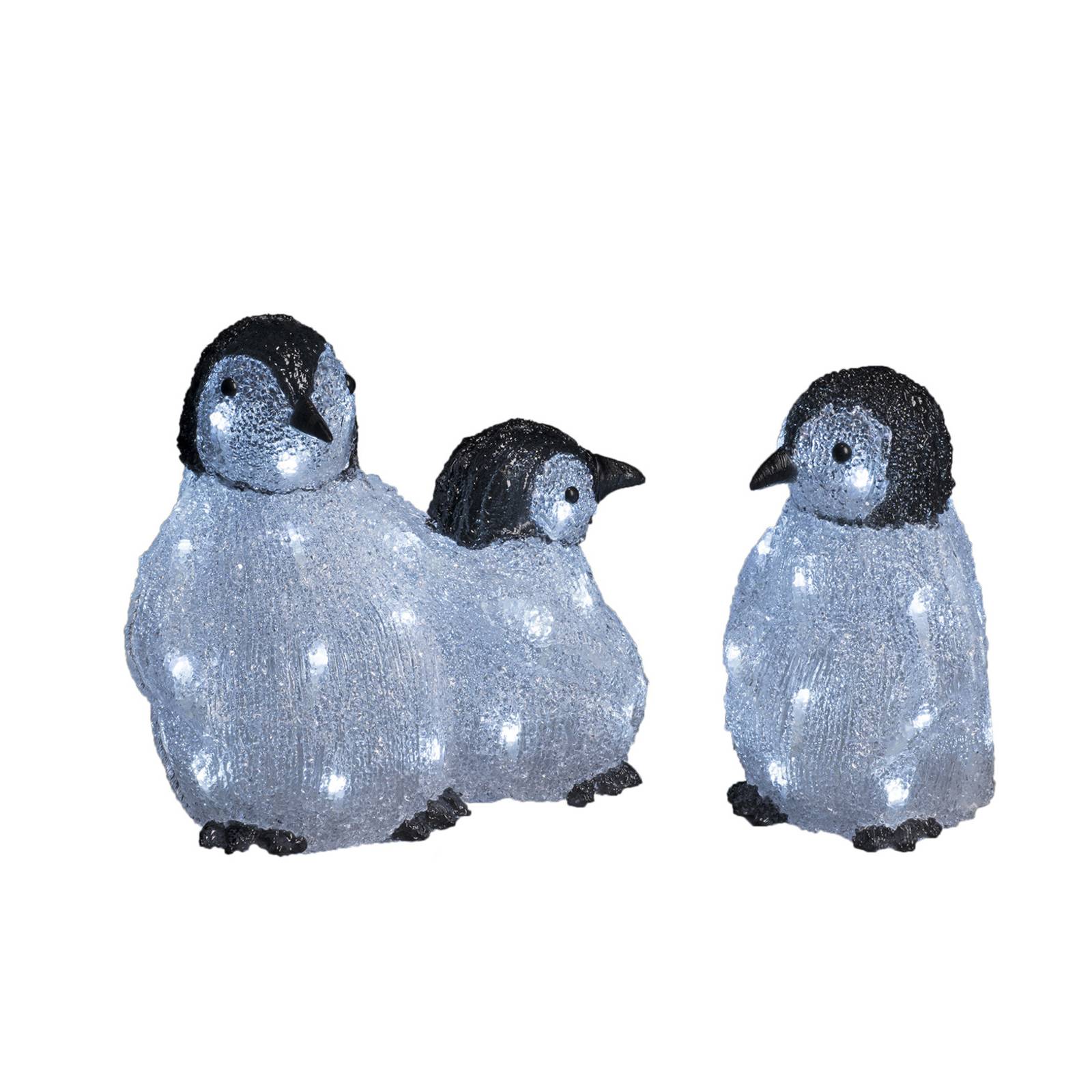 LED-Acryl-Leuchtfiguren Pinguinfamilie 3er günstig online kaufen