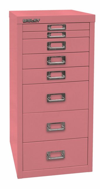 Bisley Aktenschrank MultiDrawer Schubladenschrank in Pink - Maße: H 59 x B günstig online kaufen