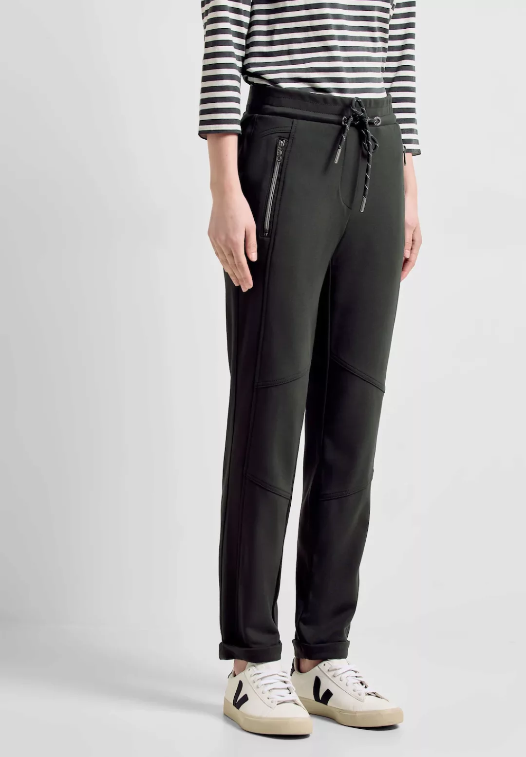 Cecil Jogger Pants softer Materialmix günstig online kaufen