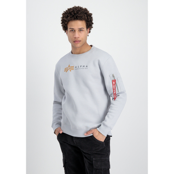 Alpha Industries  Sweatshirt Alpha Label Sweatshirt - pastel grey günstig online kaufen