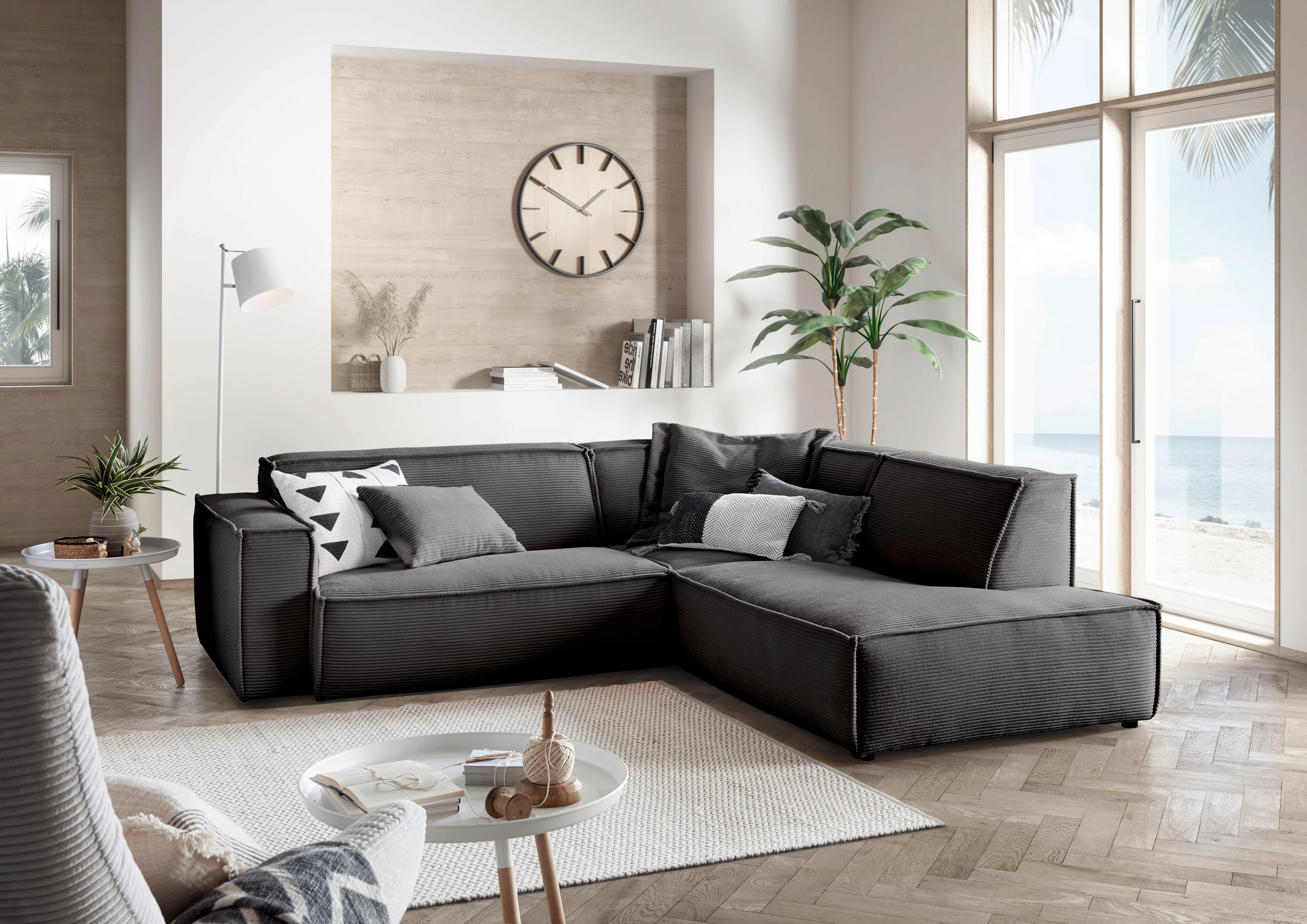 3C Candy Ecksofa "Matteo in elegant, kubischer Formensprache, bequem, L-For günstig online kaufen