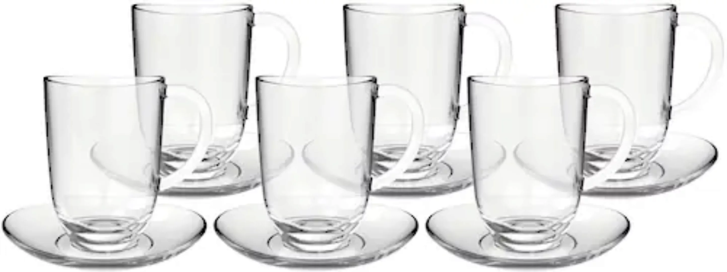 LEONARDO Latte-Macchiato-Tasse »NAPOLI«, (Set, 12 tlg., 6 Latte Macchiatota günstig online kaufen