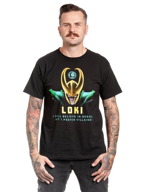 Loki Villains Herren T-Shirt schwarz günstig online kaufen