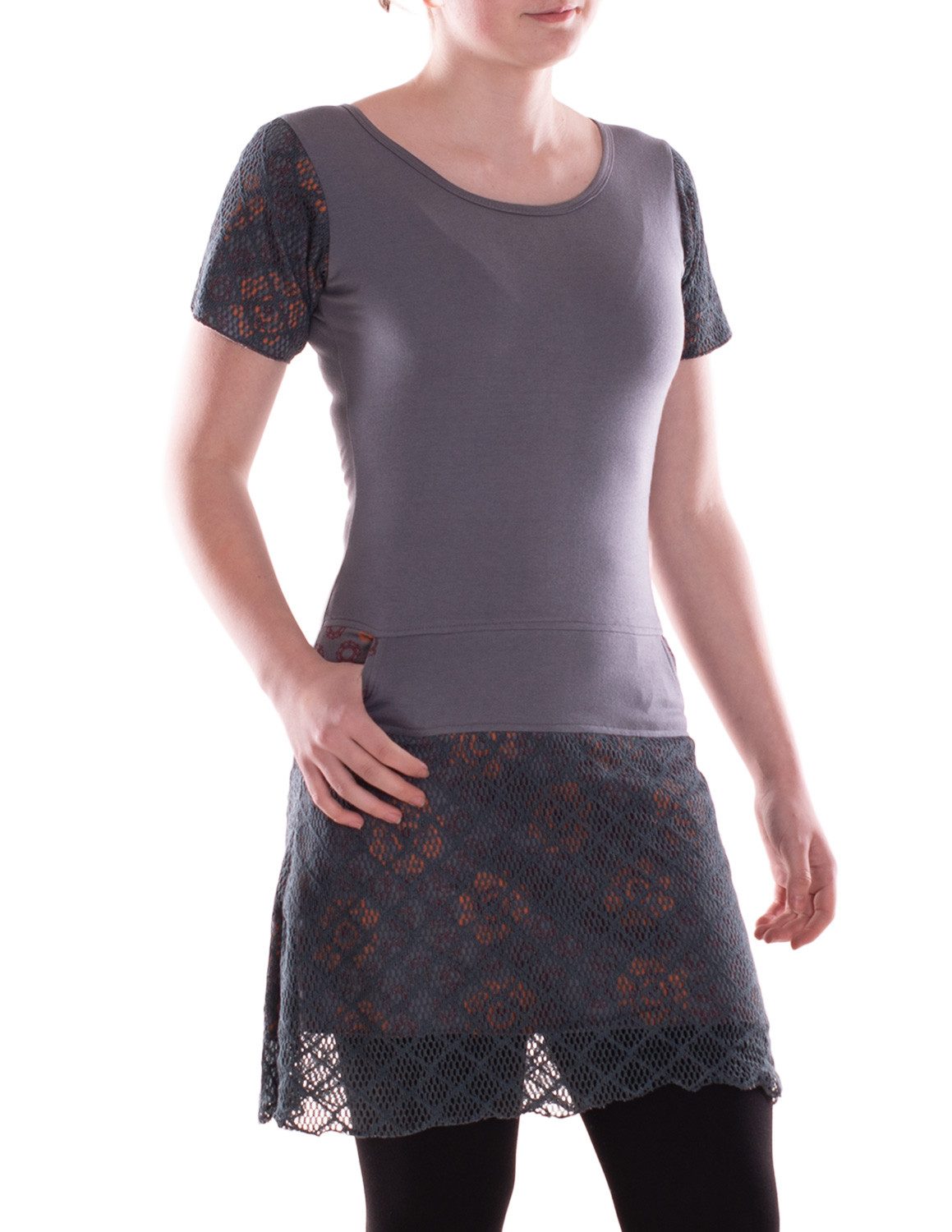 Vishes Sommerkleid Damen A-Linie Kleid Baumwolle günstig online kaufen