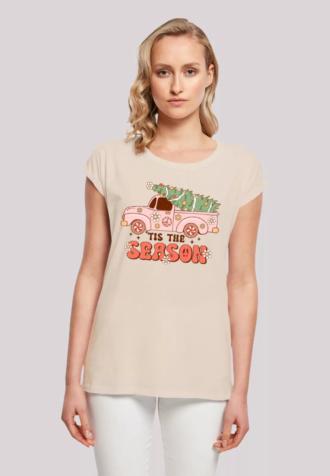 F4NT4STIC T-Shirt "Tis The Season Weihnachten Drivin Home", Premium Qualitä günstig online kaufen