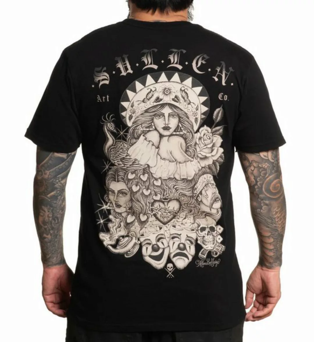 Sullen Clothing T-Shirt Mando Garza Jet Black günstig online kaufen