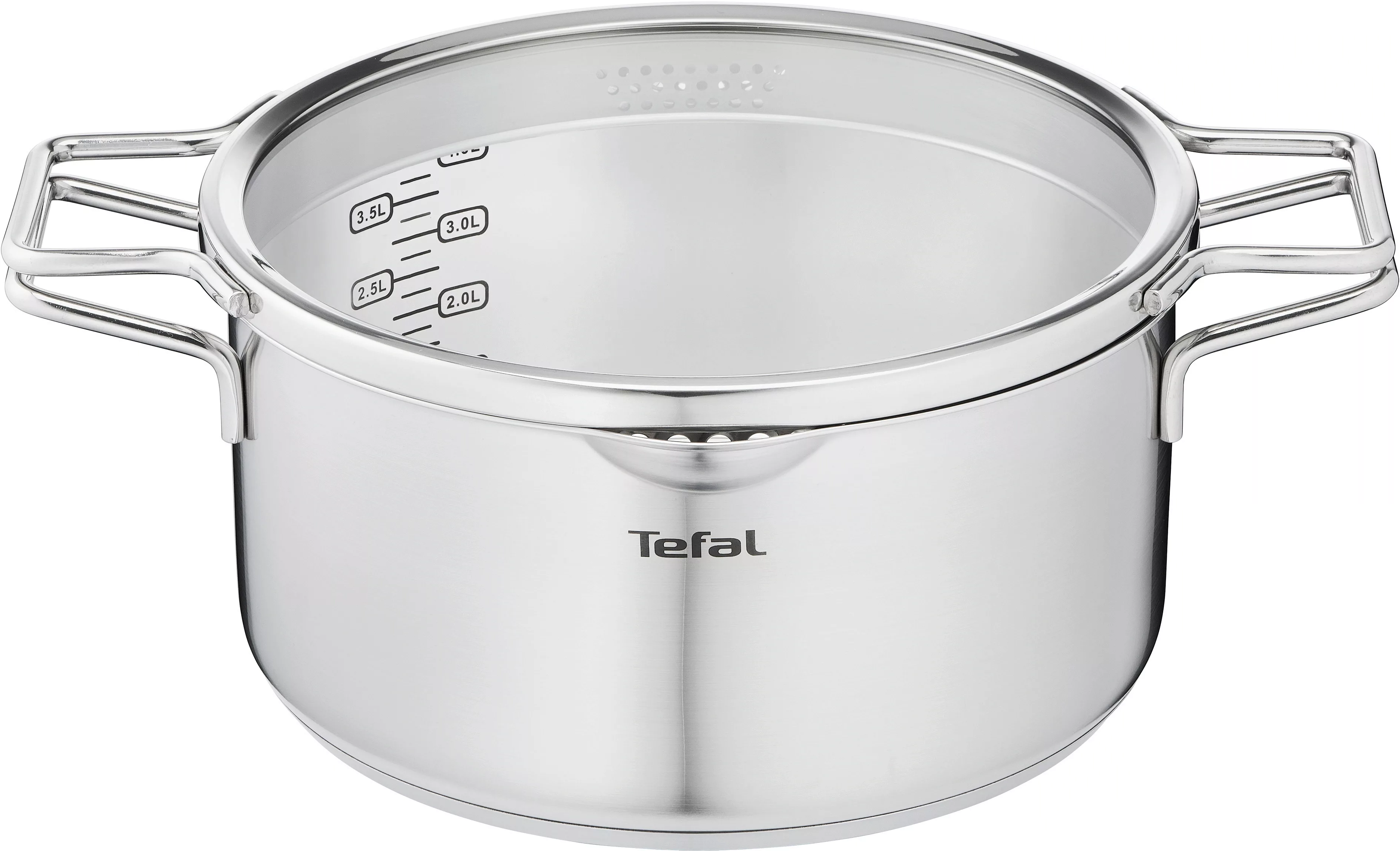 Tefal Topf-Set »Nordica«, Edelstahl, (6 tlg., 1x Kasserolle Ø 16 cm, 1x Koc günstig online kaufen