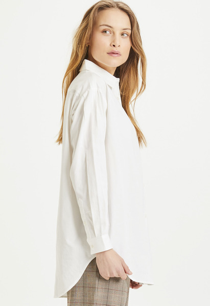 Hemdbluse - Lily Classic Volume Sleeve Shirt - Aus Bio Baumwolle günstig online kaufen