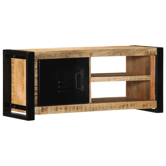 vidaXL TV-Schrank TV-Schrank 80x30x35 cm Raues Massivholz Mango (1-St) günstig online kaufen