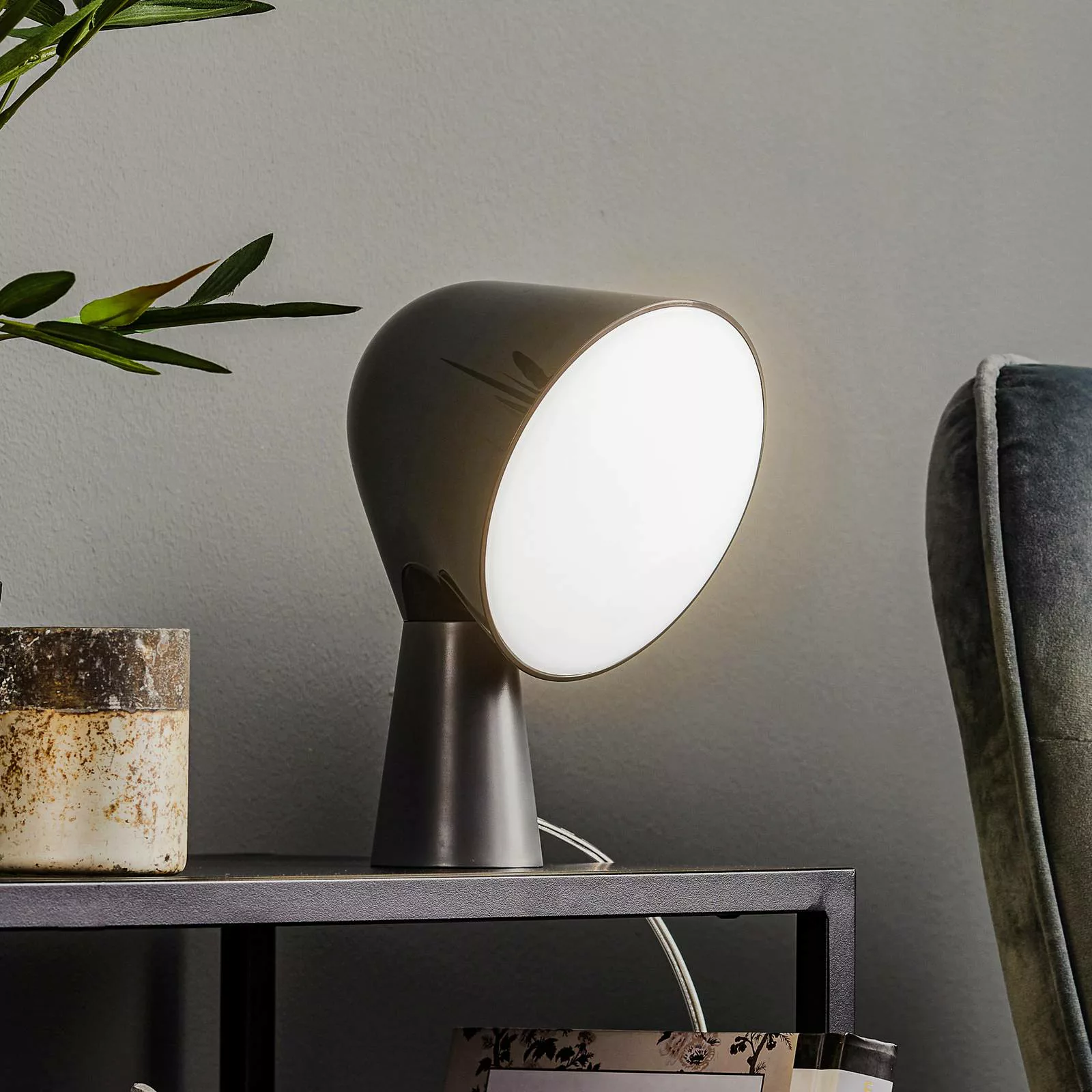 Foscarini Binic Designer-Tischleuchte, anthrazit günstig online kaufen