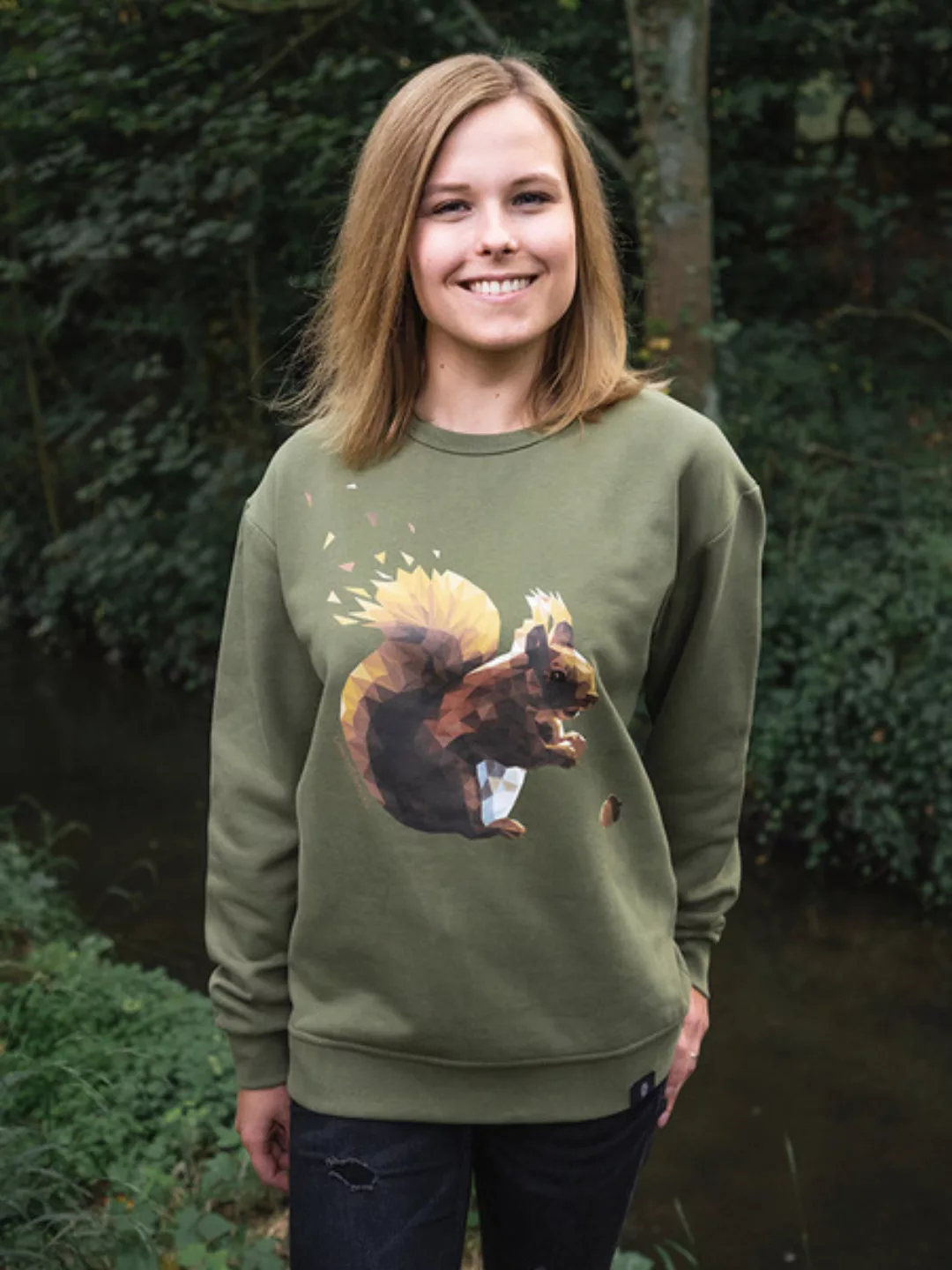 Gots - Eichhörnchen Sweatshirt Unisex günstig online kaufen
