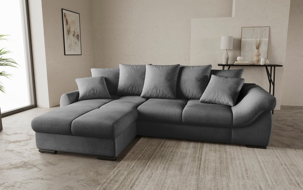 Mr. Couch Ecksofa "Livorno DuraFlex", inkl. Hochschläfer-Bettauszug, XL-Bet günstig online kaufen