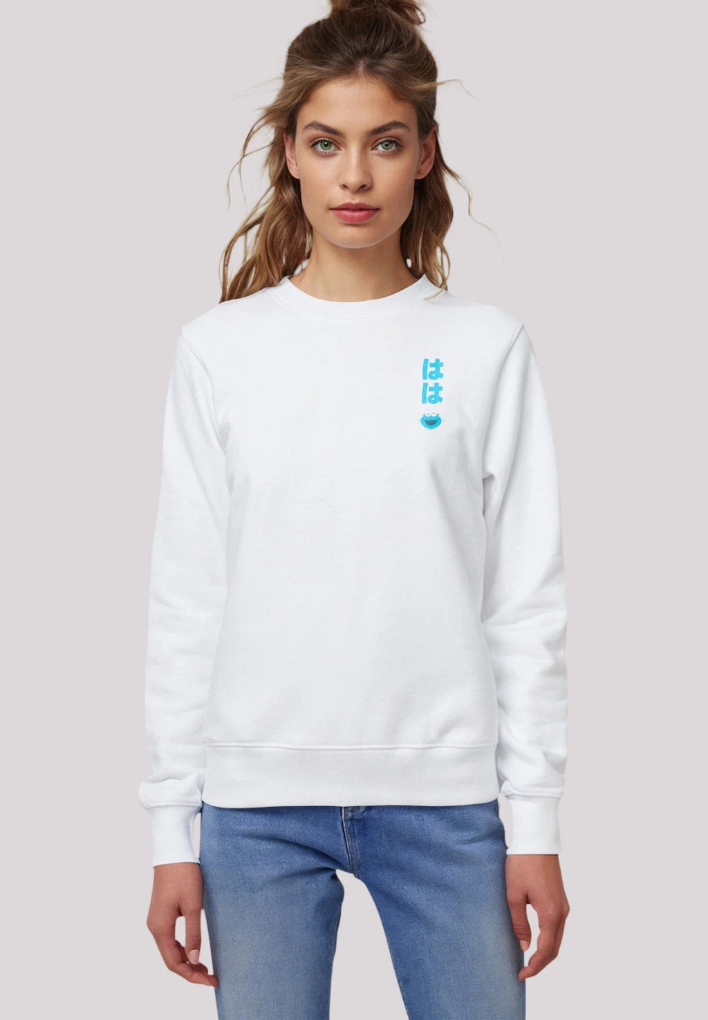 F4NT4STIC Sweatshirt "Sesamstraße Cookie Monster Loughing", Premium Qualitä günstig online kaufen