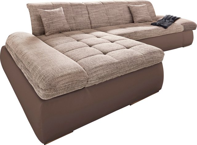 DOMO collection Ecksofa "Moric Luxus - B/T/H 300/172/80 cm, XXL-Format", L- günstig online kaufen