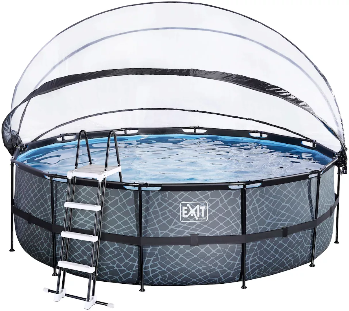 EXIT Framepool inkl. multifunktionaler Poolabdeckung und günstig online kaufen