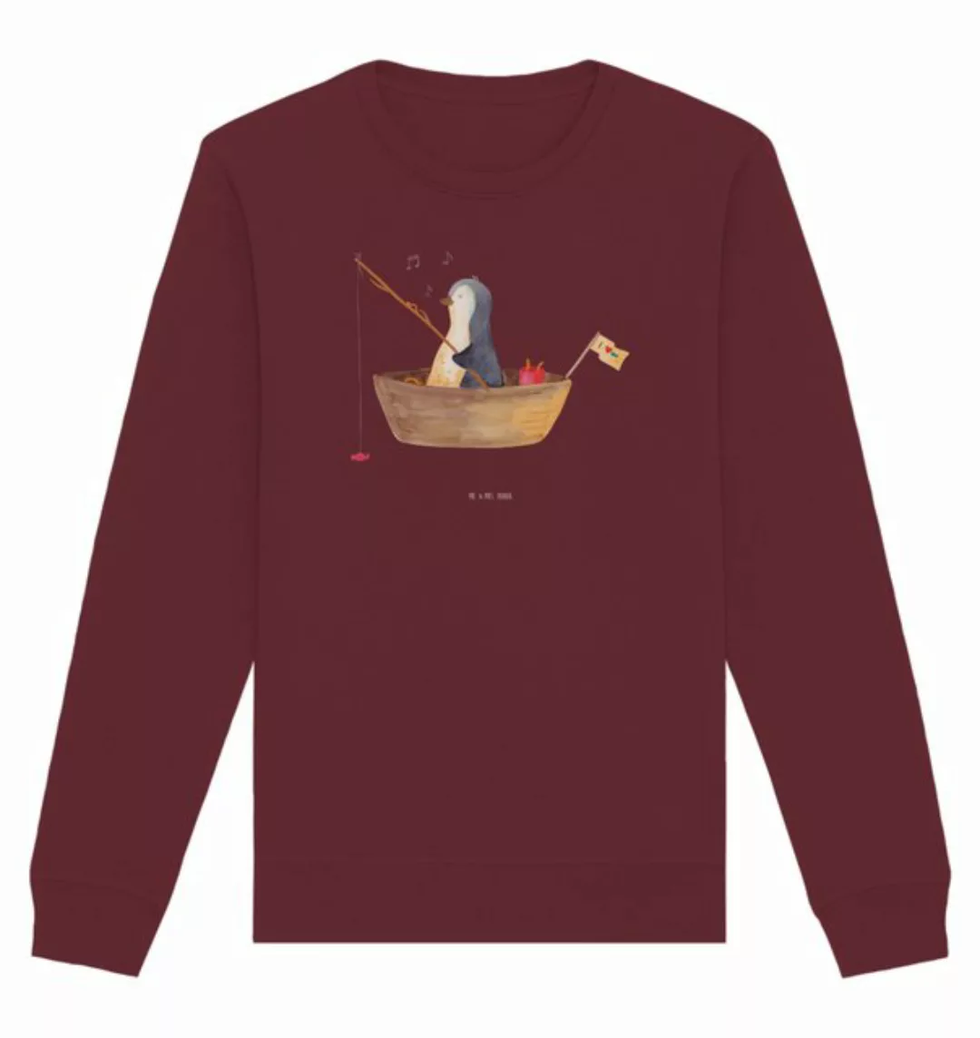 Mr. & Mrs. Panda Longpullover Größe S Pinguin Angelboot - Burgundy - Gesche günstig online kaufen