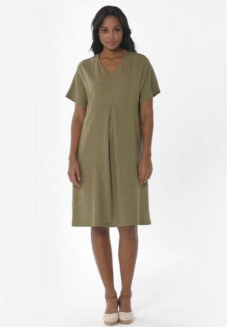 Kleid Aus Lenzing Ecovero Viskose Und Leinen günstig online kaufen